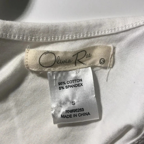 🌸NEW🌸 OLIVIA RAE High Cut Basic White Bodysuit. - Picture 4 of 6